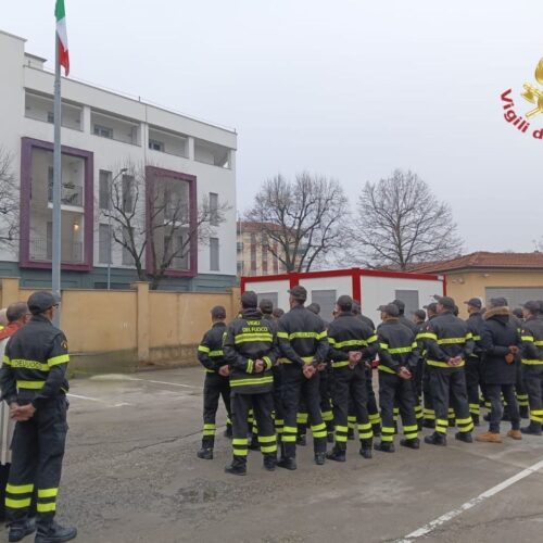 I Vigili del Fuoco di Pavia celebrano la patrona del Corpo, Santa Barbara