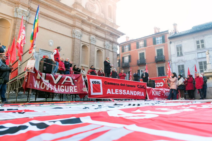 Sciopero Generale Cgil: le FOTO della manifestazione a Novi Ligure