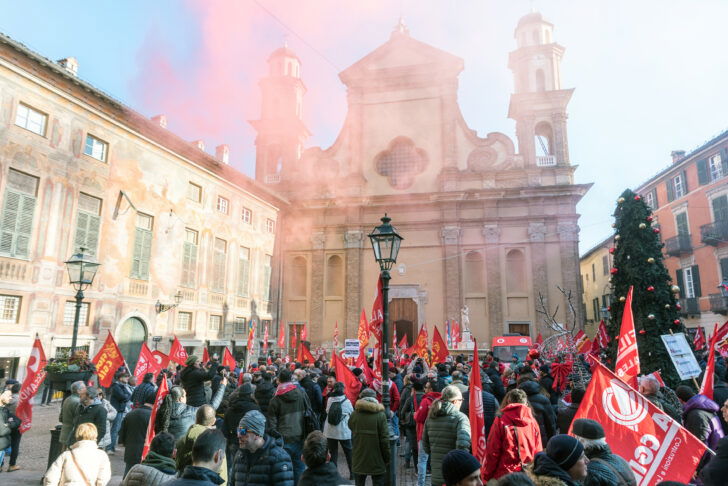 Sciopero Generale Cgil: le FOTO della manifestazione a Novi Ligure