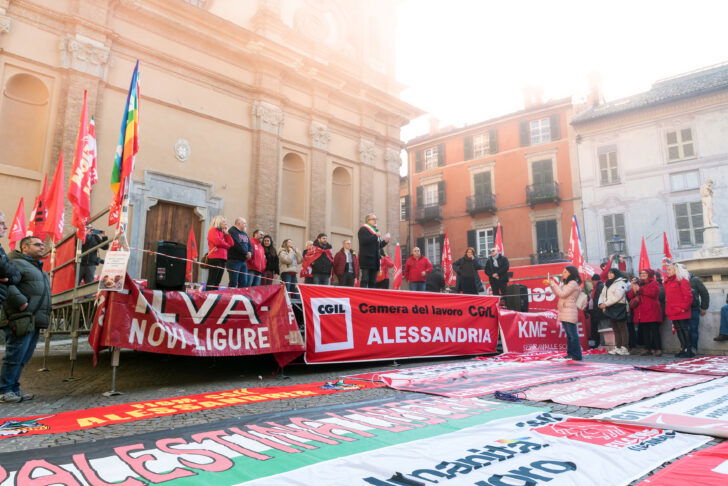 Sciopero Generale Cgil: le FOTO della manifestazione a Novi Ligure
