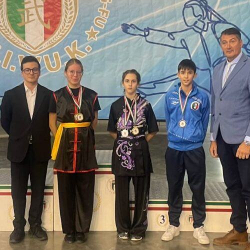 Kung fu: cinque medaglie per l’Accademia Wushu Sanda Alessandria ai campionati italiani e in Coppa Italia