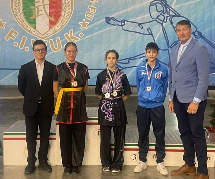 Kung fu: cinque medaglie per l’Accademia Wushu Sanda Alessandria ai campionati italiani e in Coppa Italia