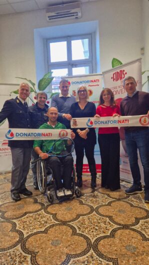 A Torino l’evento dell’associazione DonatoriNati con il campione di tennis in carrozzina Di Gioia