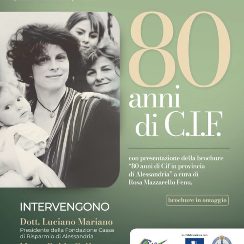 80 anni del Centro Italiano Femminile: questo mercoledì il convegno ad Alessandria