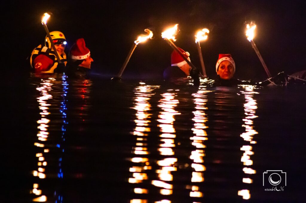 Fiaccolata fiume Po Casale