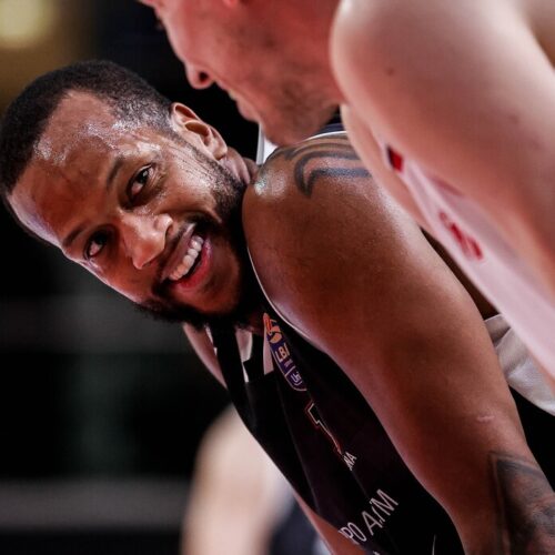 Bertram Derthona cala il tris di vittorie e stacca il pass per la Coppa Italia: Reggio Emilia ko alla Nova Arena