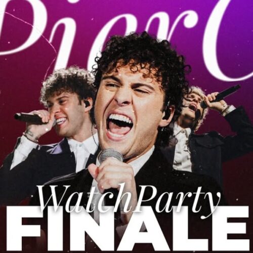 Maxi schermo e maxi tifo a Casale per PierC. La finale di X Factor si vive al Salone Tartara