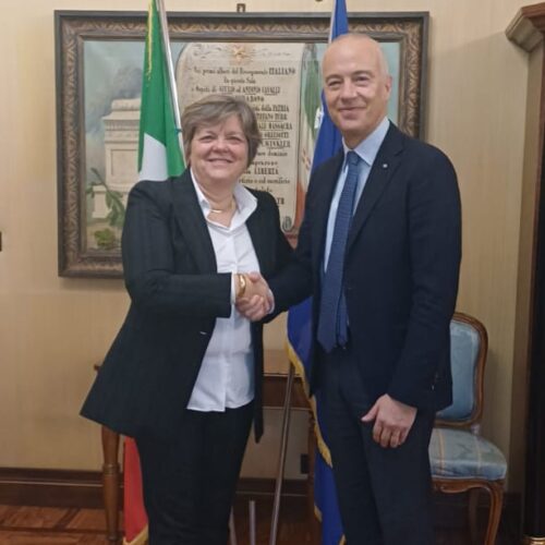 Visita del nuovo Questore Luigi Di Clemente al Prefetto Francesca De Carlini