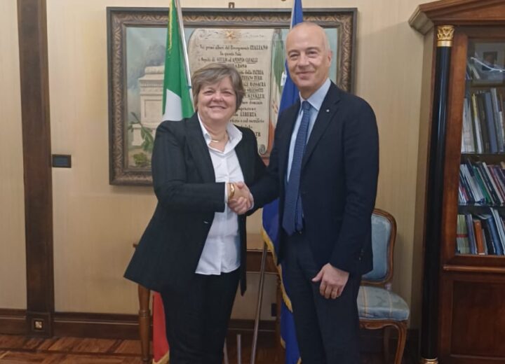 Visita del nuovo Questore Luigi Di Clemente al Prefetto Francesca De Carlini