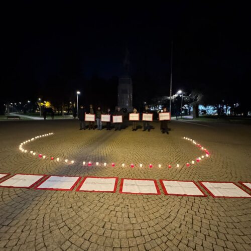 Ad Alessandria il presidio per i diritti umani e contro le guerre