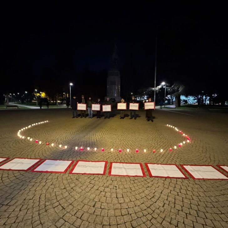 Ad Alessandria il presidio per i diritti umani e contro le guerre