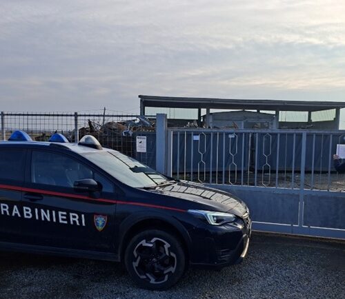 Sequestrata a Robbio un’area di 200 metri cubi di rifiuti speciali