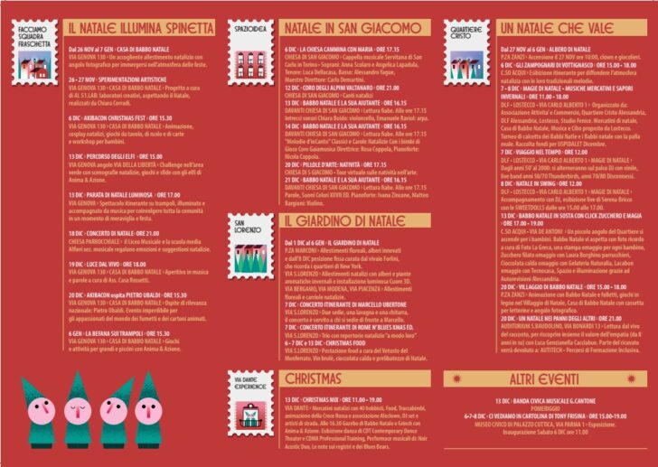 Elfi, spettacoli e musica. Gli appuntamenti natalizi del weekend ad Alessandria e sobborghi