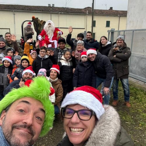 A Villa del Foro una domenica di festa con l’arrivo di Babbo Natale