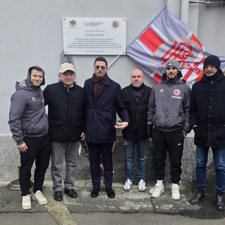 Giorno della Memoria: allo stadio Moccagatta di Alessandria il ricordo di Árpád Weisz