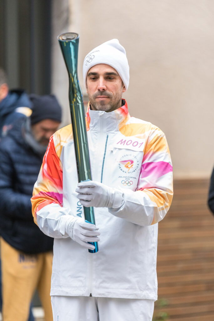 Fiaccola olimpica Tortona 2026 - Foto di Andrea Soresina
