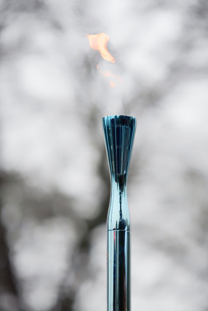 Fiaccola olimpica Tortona 2026 - Foto di Andrea Soresina