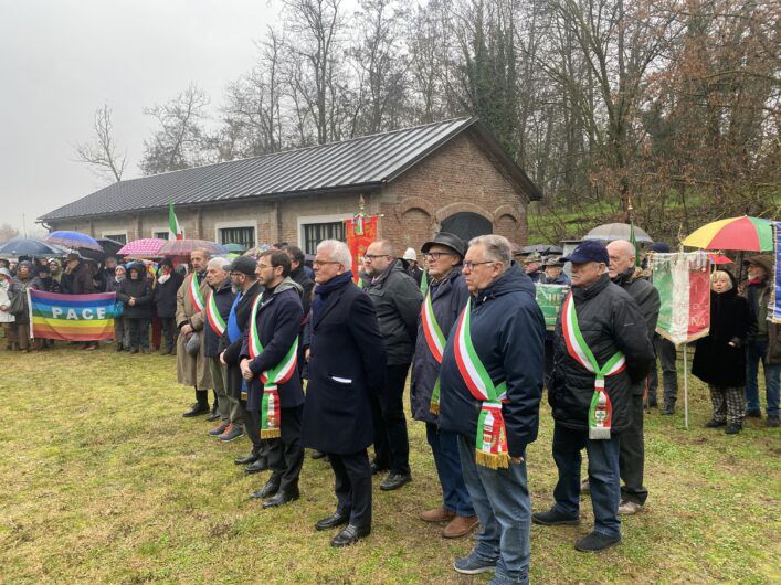 La cerimonia a Casale Monferrato per l’81° anniversario dell’eccidio della Banda Tom
