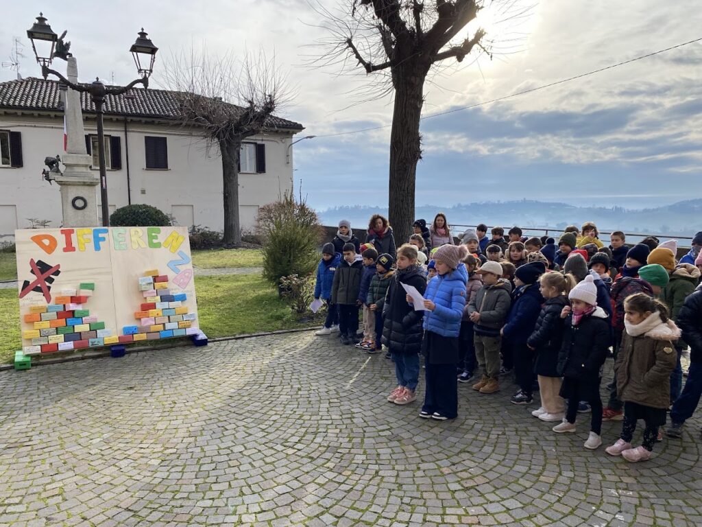 Muro contro indifferenza san giorgio monferrato