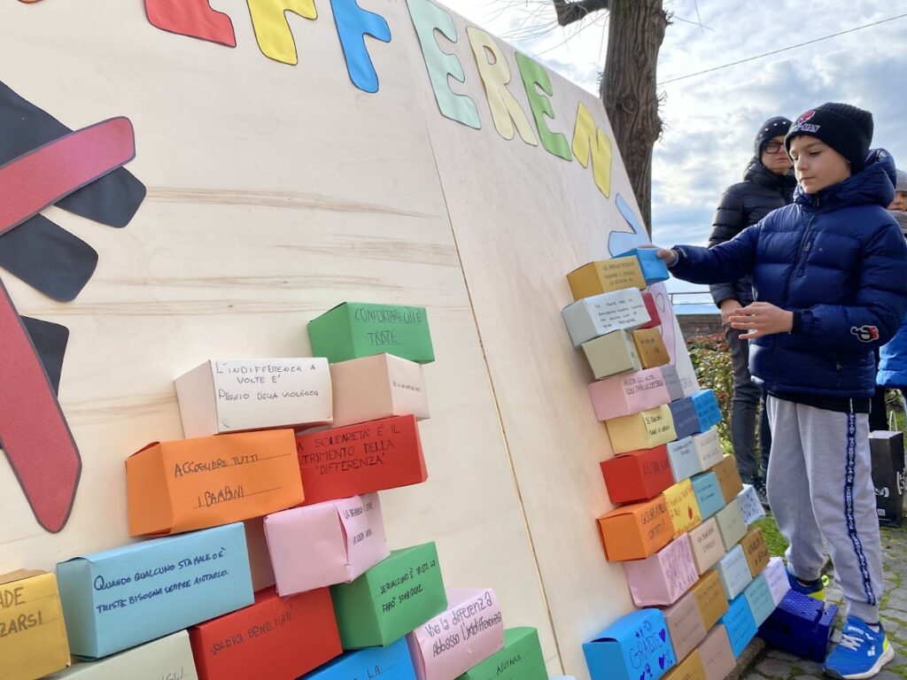 Muro contro indifferenza san giorgio monferrato