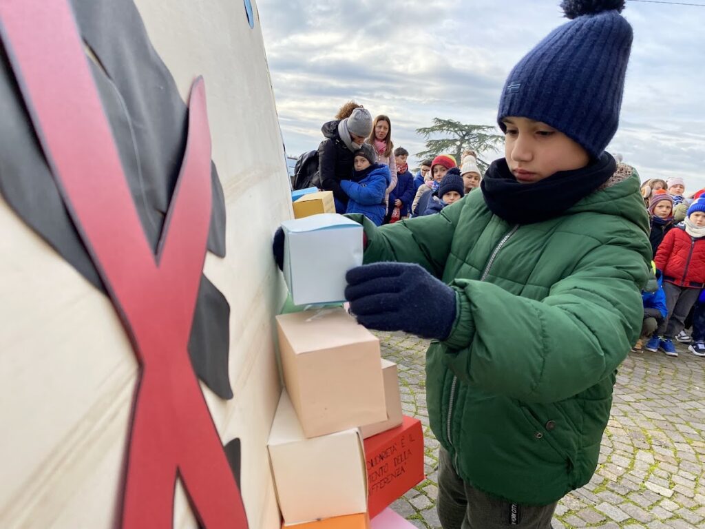 Muro contro indifferenza san giorgio monferrato