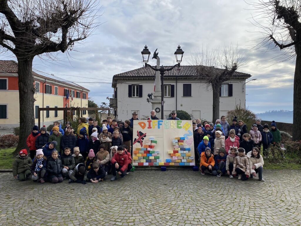 Muro contro indifferenza san giorgio monferrato
