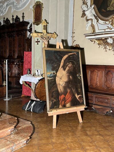Voghera festeggia San Sebastiano. Restituita alla comunità tela restaurata del Santo e premi agli agenti