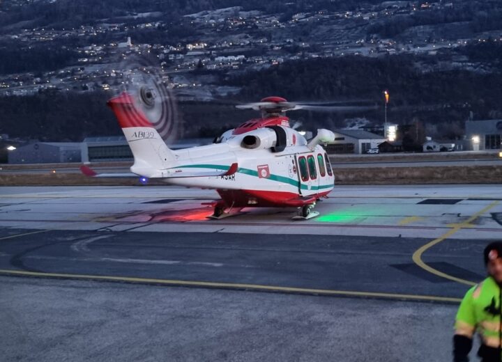 Tragedia Crans Montana: elicottero del 118 piemontese preleva paziente per ricoverarlo in Lombardia