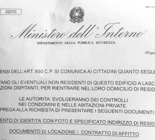 Avviso, falso, del Ministero dell’Interno: tentativi di truffa anche in provincia
