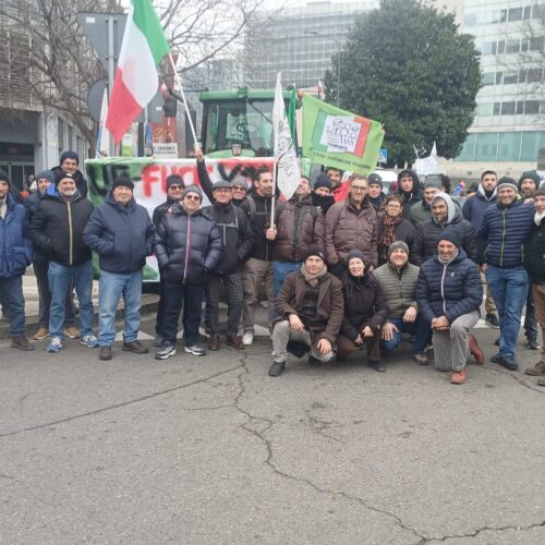 A Milano anche i trattori degli Agricoltori Autonomi della provincia contro il trattato Mercosur