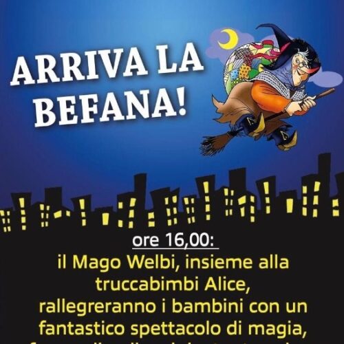 A Rivarone il 6 gennaio arriva la Befana