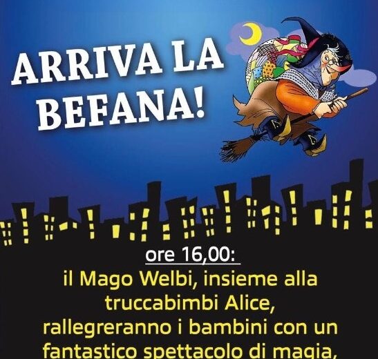 A Rivarone il 6 gennaio arriva la Befana