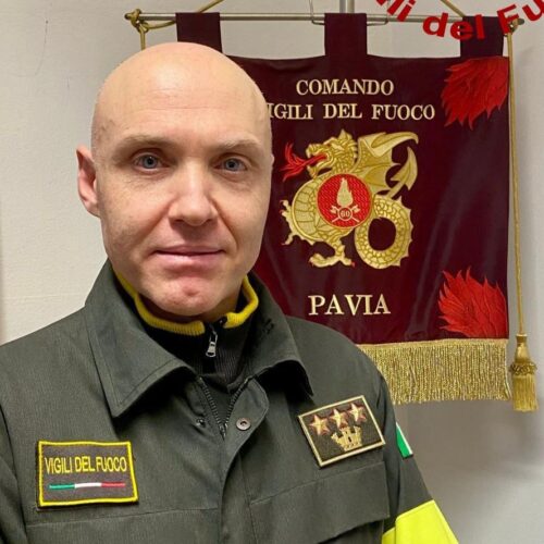 Daniele Panza nuovo Comandante dei Vigili del Fuoco di Pavia