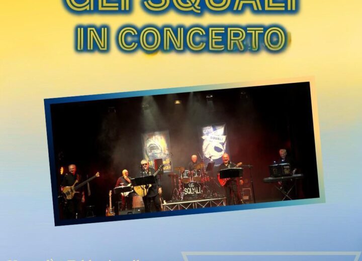 Concerto benefico degli Squali venerdì 6 febbraio a Valenza