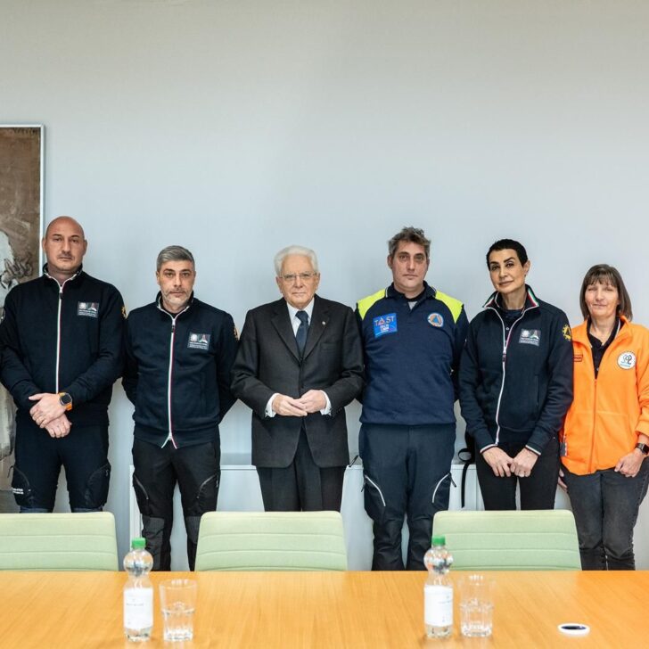 Crans Montana: Mattarella incontra i due volontari di Protezione Civile alessandrini