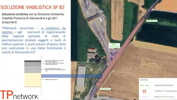 A Castelceriolo un maxi parcheggio per camion vicino al casello: sarà grande più di dieci campi da calcio