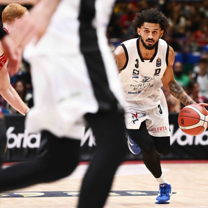 Bertram Derthona sfida la corazzata EA7 Emporio Armani Milano alla Nova Arena