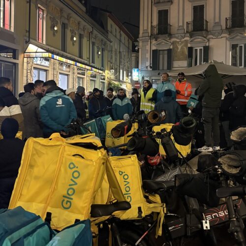 Secondo sabato di stop per i rider: “Non siamo algoritmi, siamo persone”