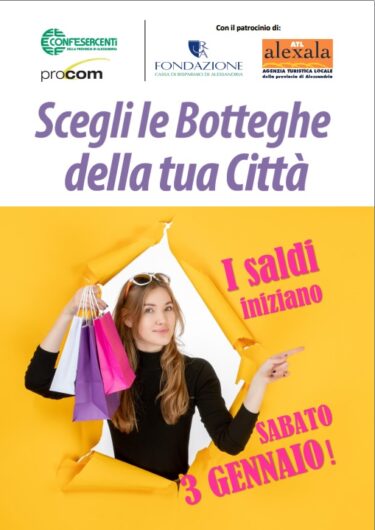 Sabato 3 gennaio al via i saldi e la campagna Confesercenti “Scegli le botteghe della tua città”