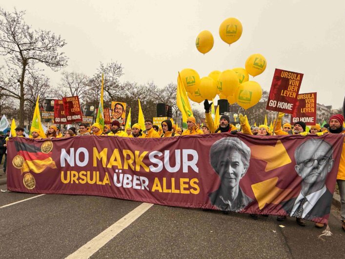 Coldiretti Alessandria a Strasburgo: “No al Mercosur, stop alle importazioni sleali”