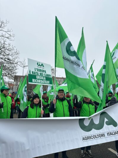 Cia protesta a Strasburgo: “A rischio 40mila posti e giro d’affari da 22 miliardi di zootecnia Made in Italy”