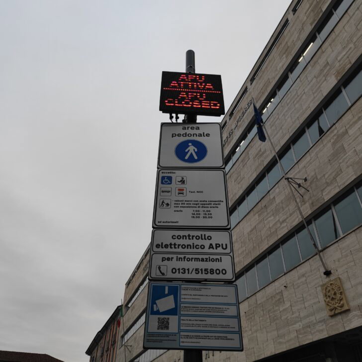 Area pedonale: a mezzanotte tra domenica e lunedì riattivata la telecamera davanti alle Poste in piazza Libertà
