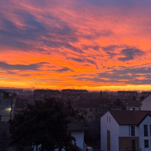 Il tramonto ad Alessandria immortalato dai nostri lettori [FOTO]