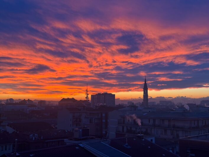 Le foto del tramonto scattate in provincia di Alessandria