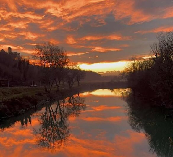 Le foto del tramonto scattate in provincia di Alessandria