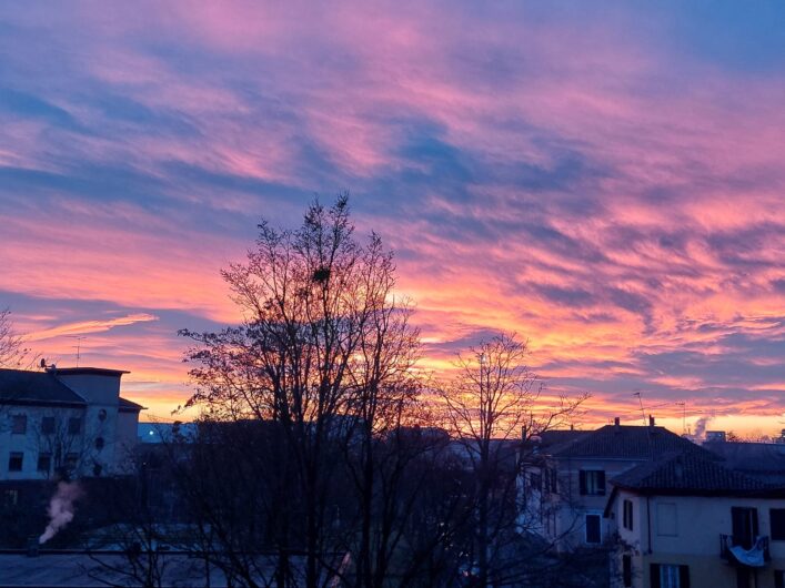 Il tramonto ad Alessandria immortalato dai nostri lettori [FOTO]