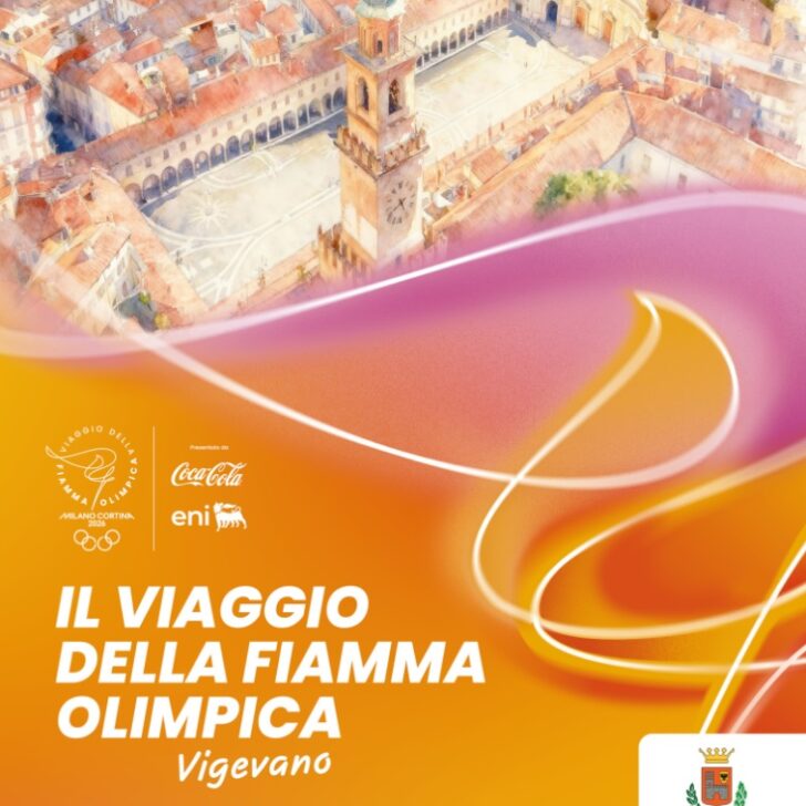 Giovedì 15 gennaio l’arrivo della Fiamma Olimpica a Vigevano e poi il passaggio a Pavia