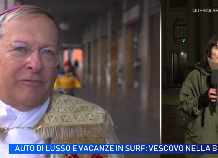 Anche le telecamere di Rai Uno, in diretta, sul “caso” del Vescovo di Alessandria