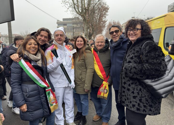 A Voghera il passaggio della Fiamma Olimpica