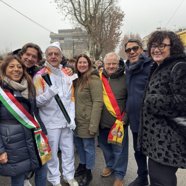 A Voghera il passaggio della Fiamma Olimpica